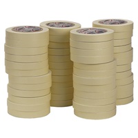 CARWORX® 380 BEIGE 3/4"W x 60 Yds Masking Tape - Case of 48